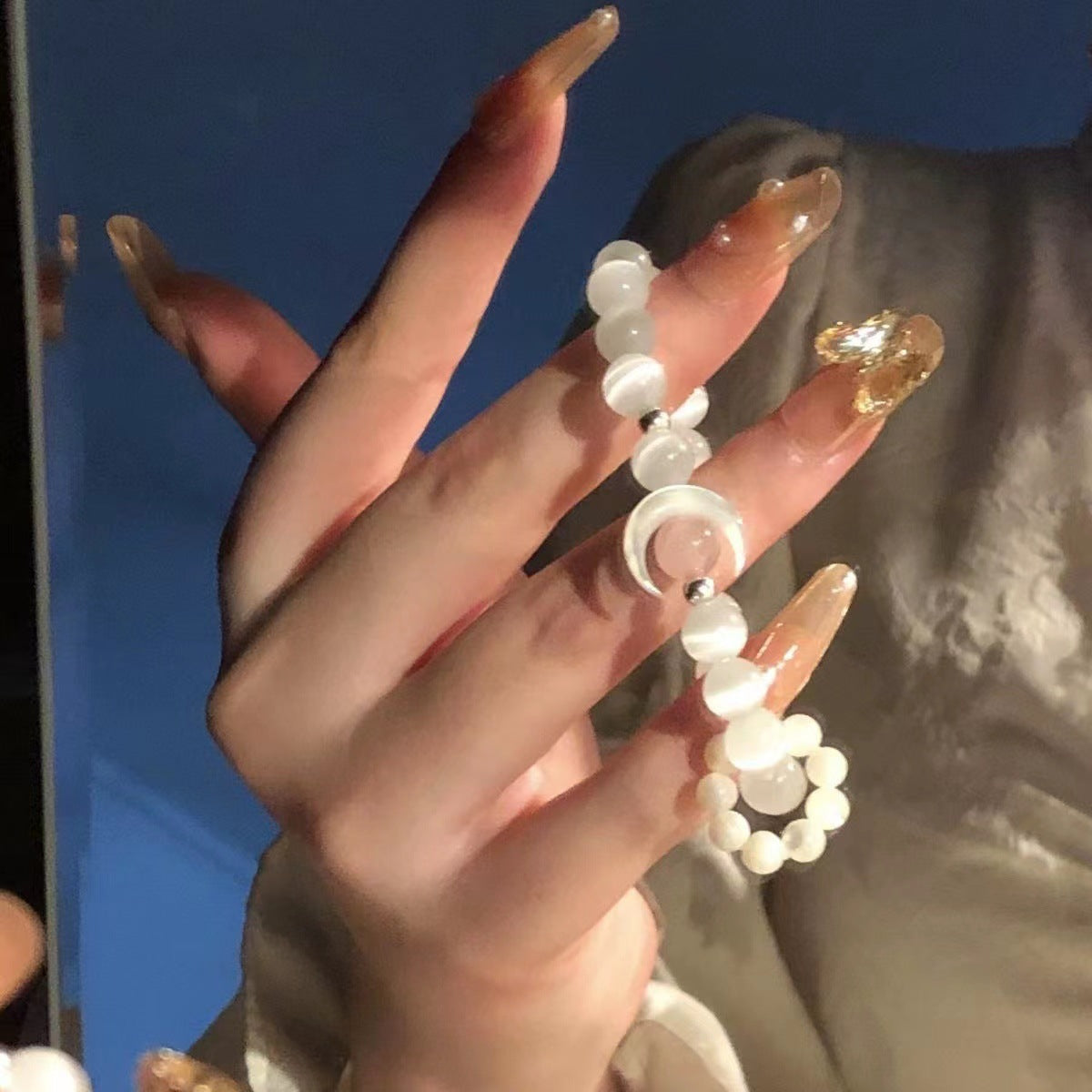 ÔÂÁÁ±¼Äã¶øÀ´ÌìȻÓñ°û±´ÕäÖé·۾§èÑÛʯ´®ÖéпîСÖÚÉè¼ÆÊÖÁ´