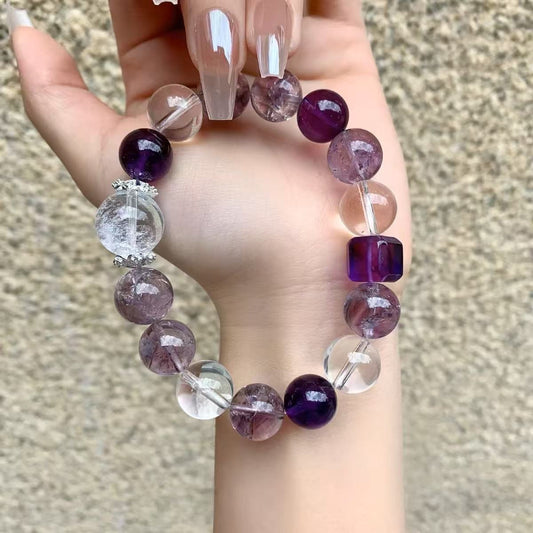 ¡¾×ÏÆø¶«À´¡¿ÉßÄêÊִ®ÌìȻ×Ïˮ¾§ÊÖÁ´ÌìȻ¾Å×ÏÀë»ðÐ¿î×Ïˮ¾§Êִ®